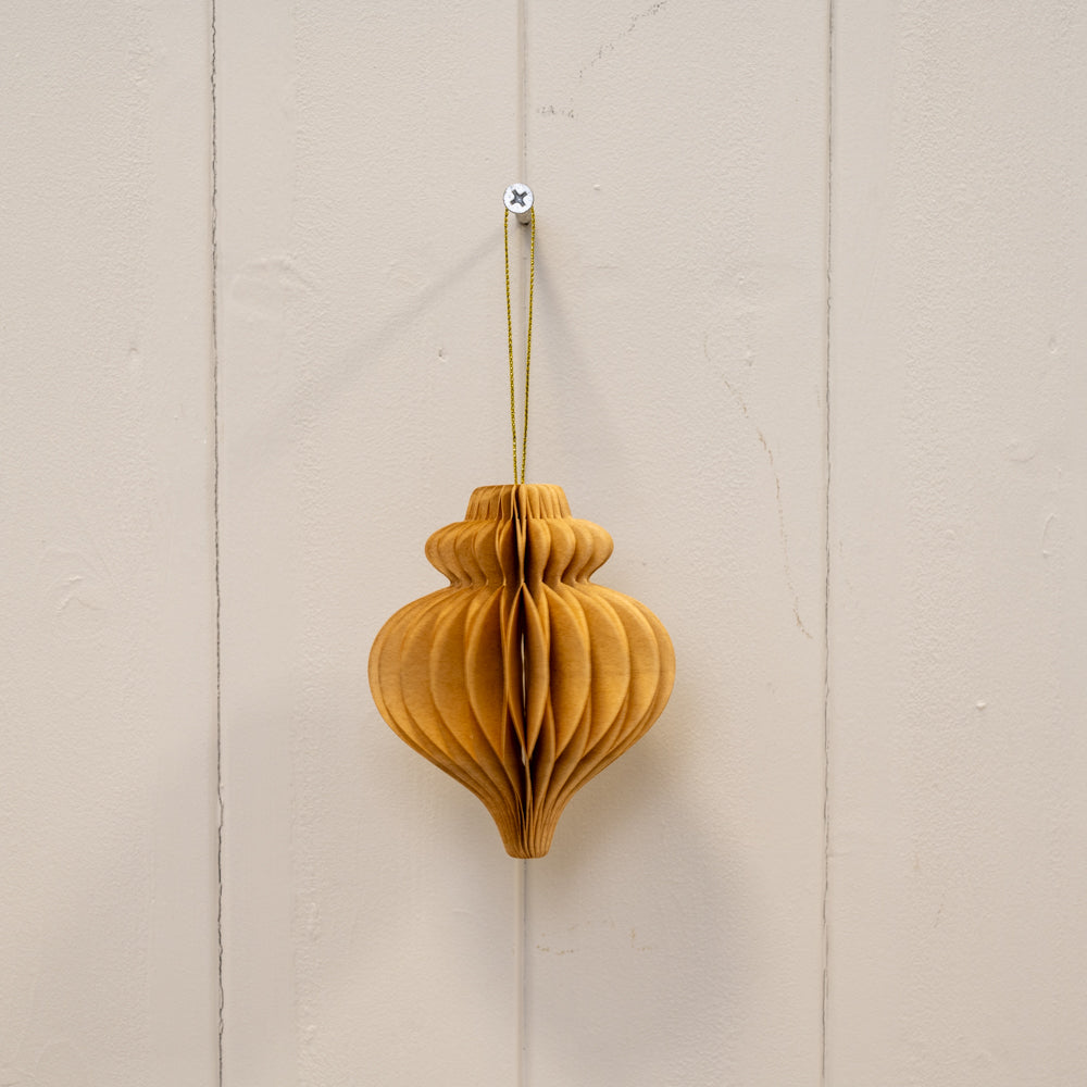Caramel Paper Baubles