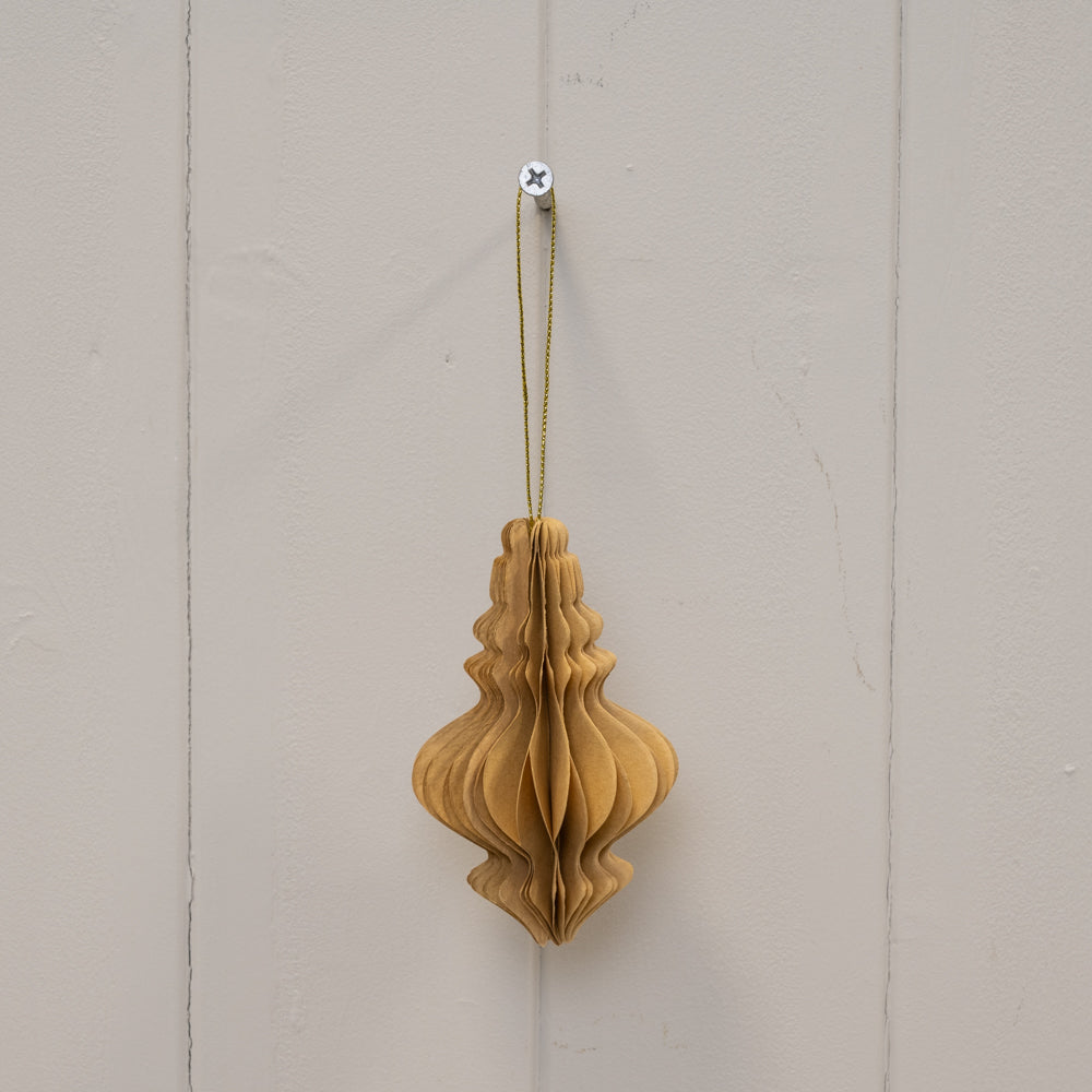 Caramel Paper Baubles