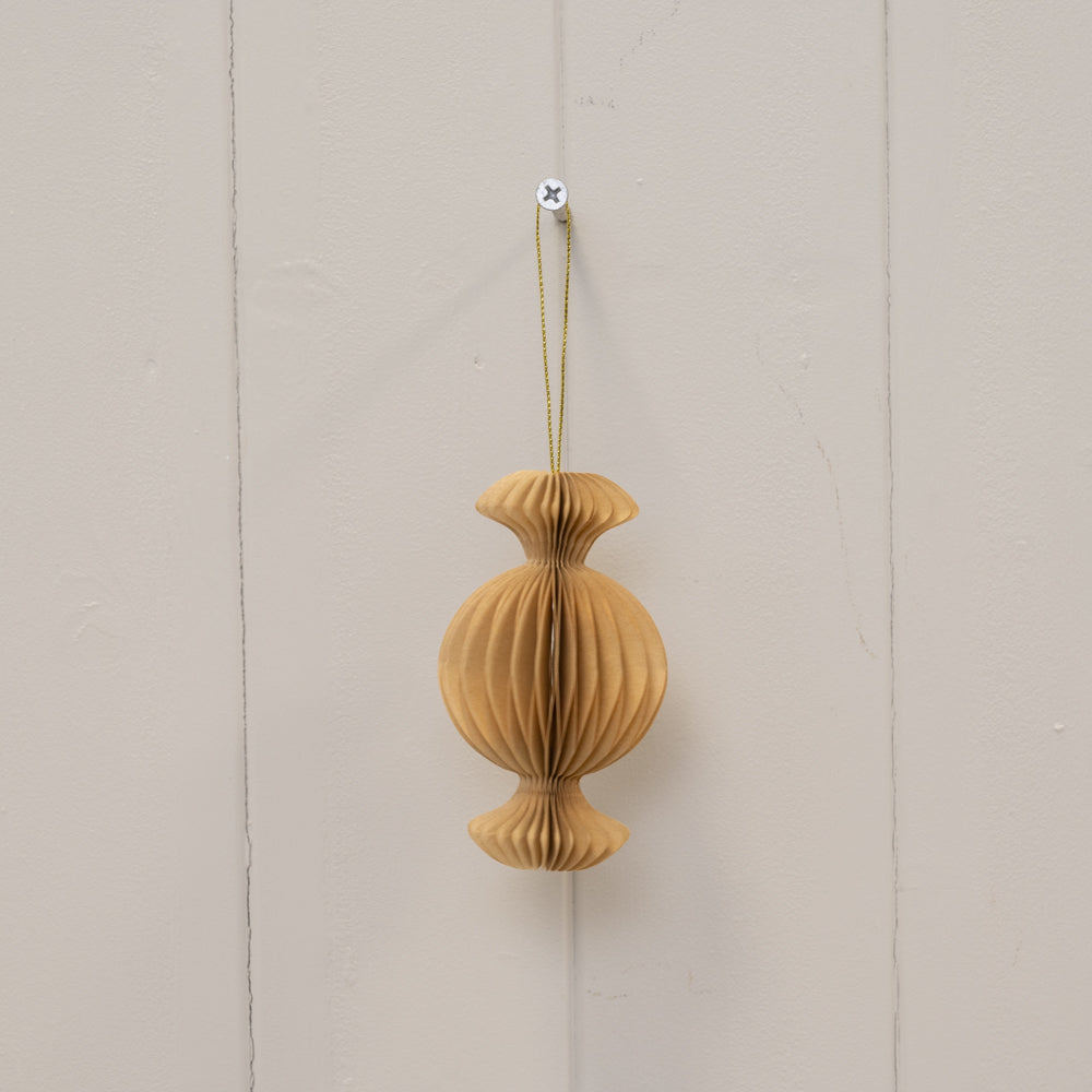 Caramel Paper Baubles