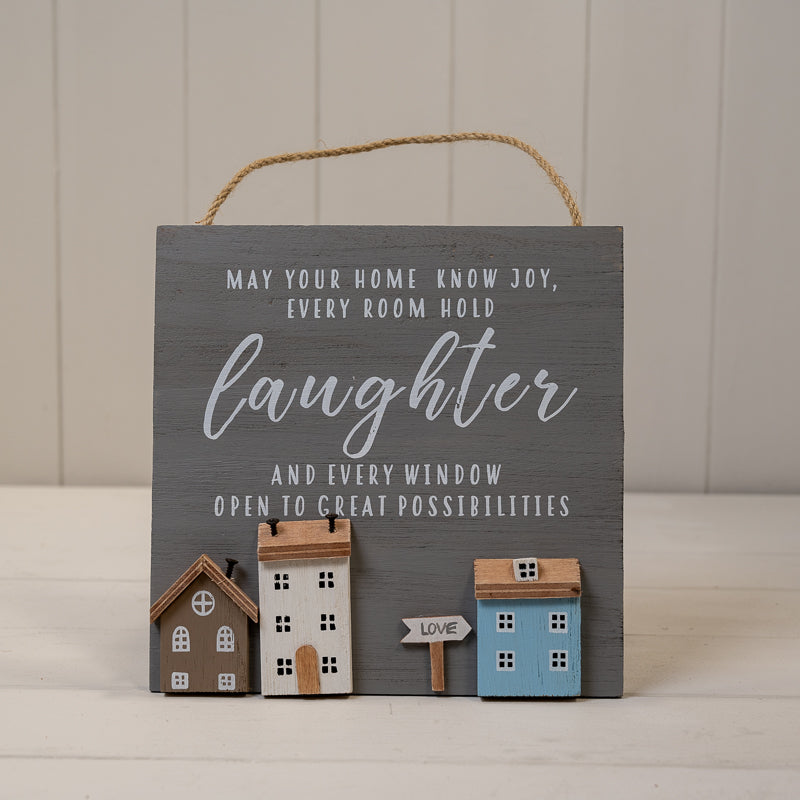 Wooden Home Sign