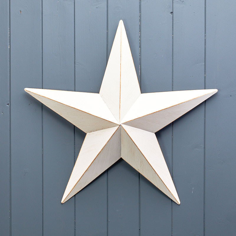 White Metal Star