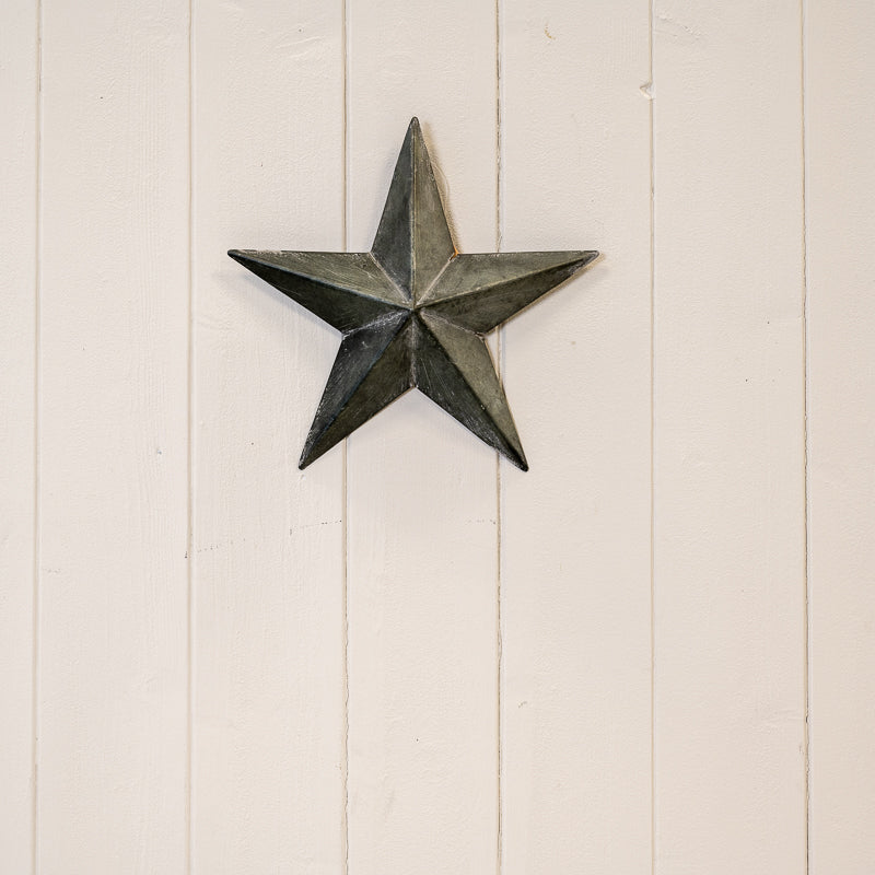 Natural Grey Metal Star