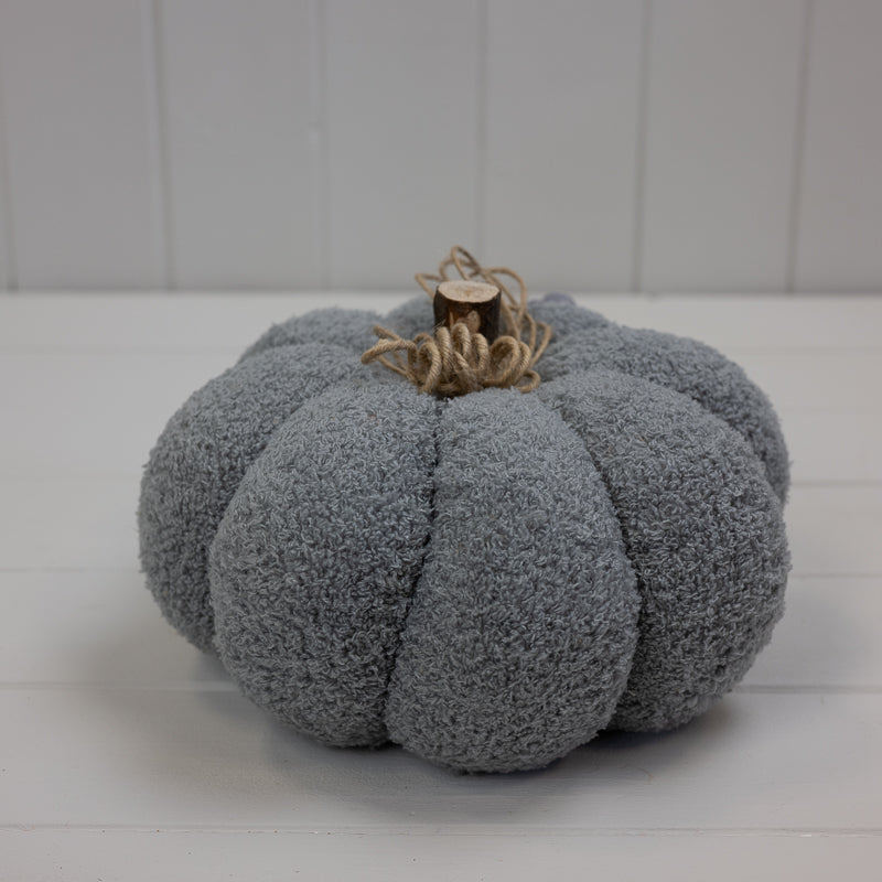 Grey Fabric Pumpkin