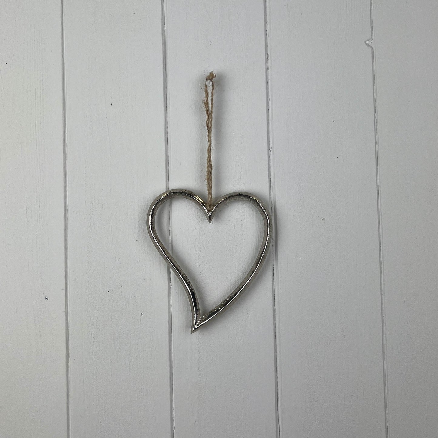 Silver Metal Hearts