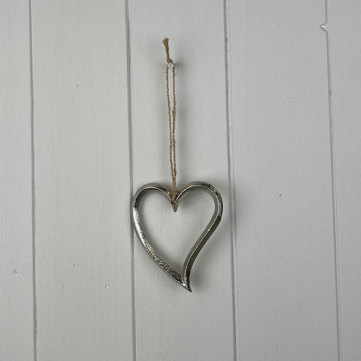 Silver Metal Hearts