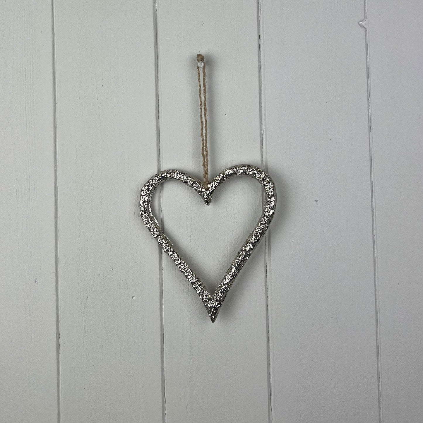 Silver Metal Heart