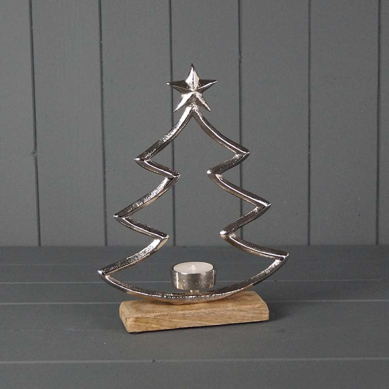 Metal Tree Tealight Holder