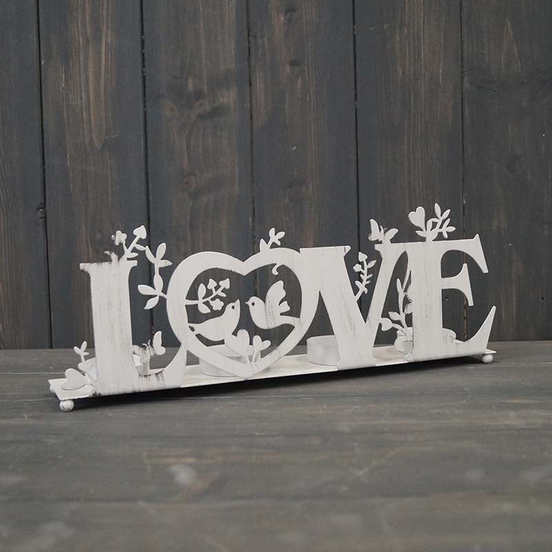 LOVE Tealight Holder 31cm