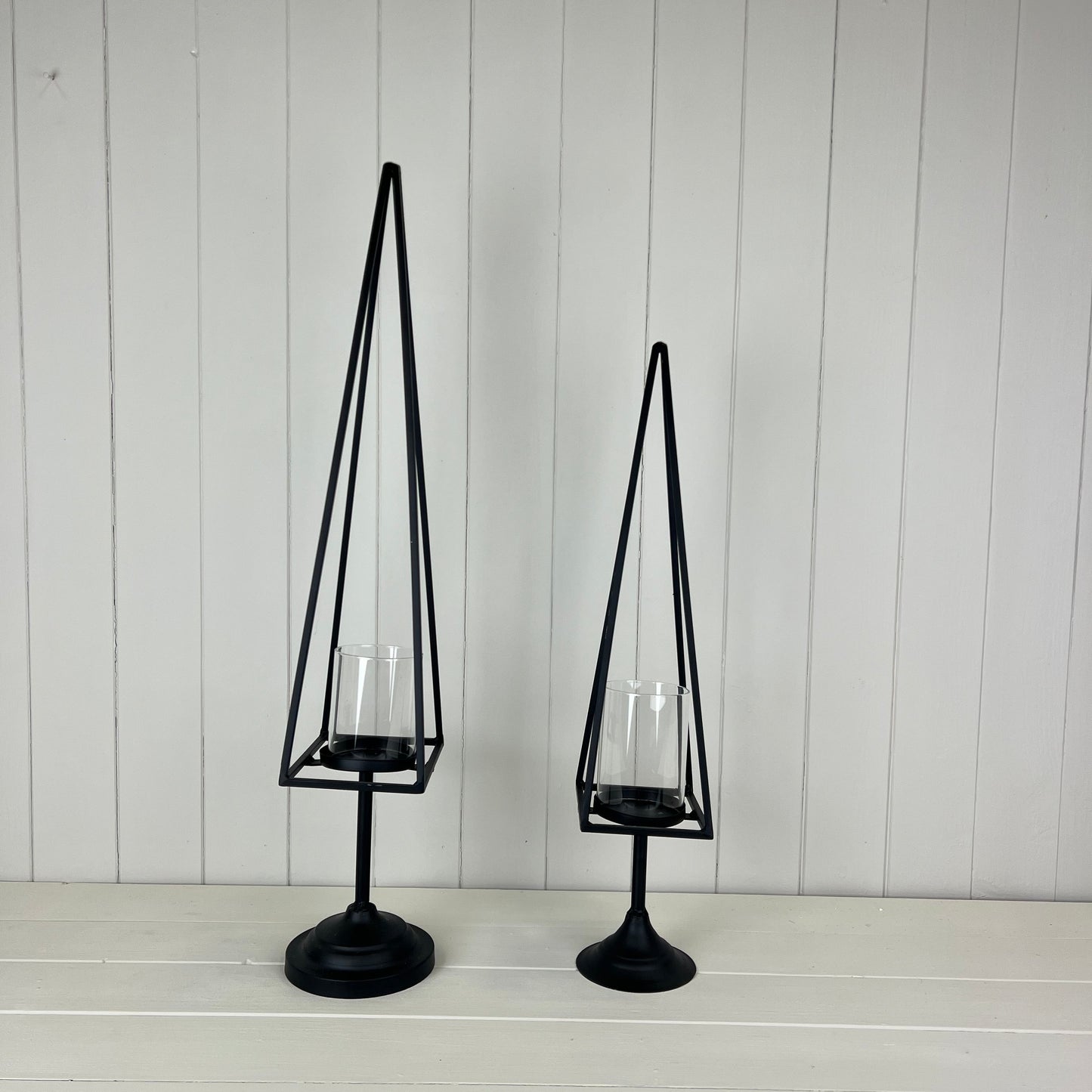 Black Metal Tree Tealight Decoration