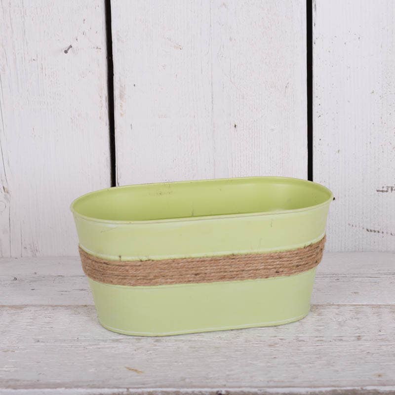Green Hessian Band Trough