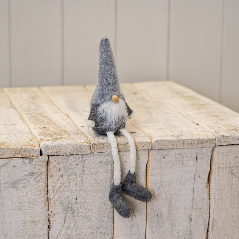 Sitting Grey Fuzzy Gonk