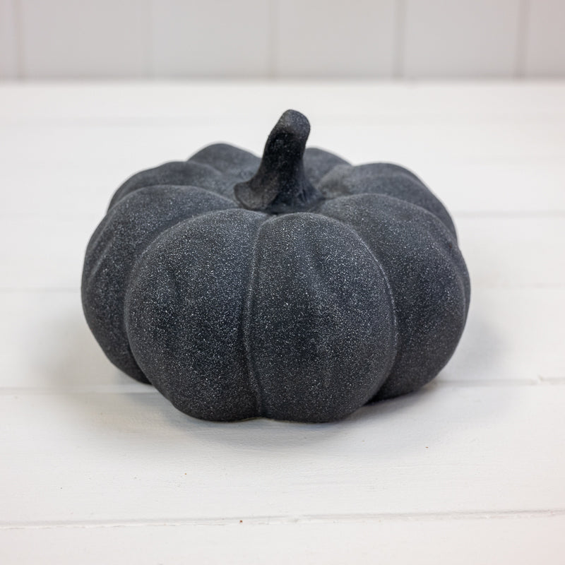 Grey Ceramic Pumpkin