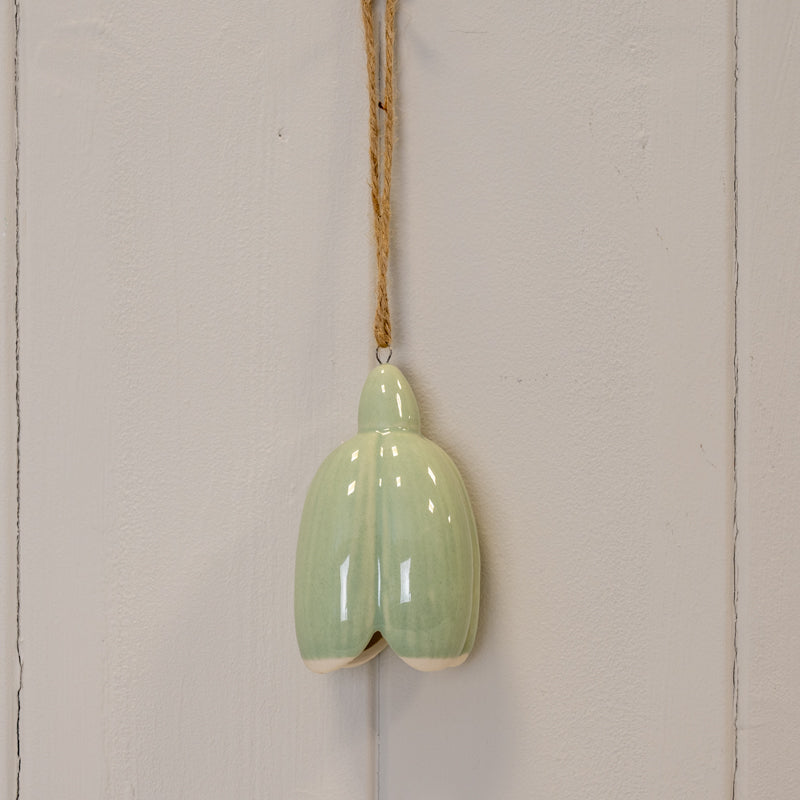 Ceramic Hanging Flower Decoration