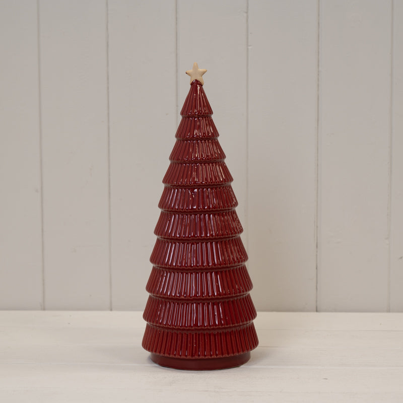 Red Ceramic Tree