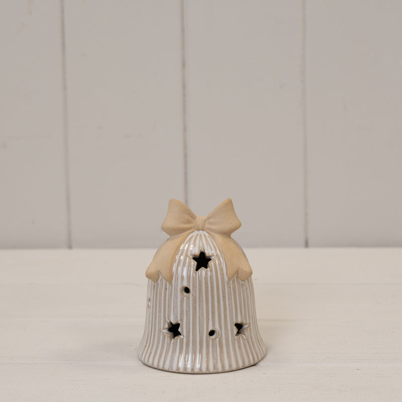 Glazed Ceramic Bell With LED