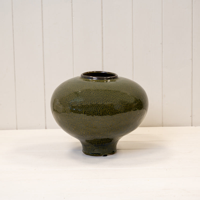 Green Ceramic Vase
