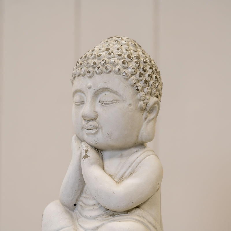 White Sitting Buddha