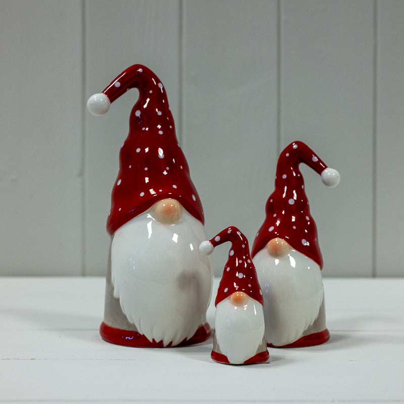 Red And White Ceramic Santa
