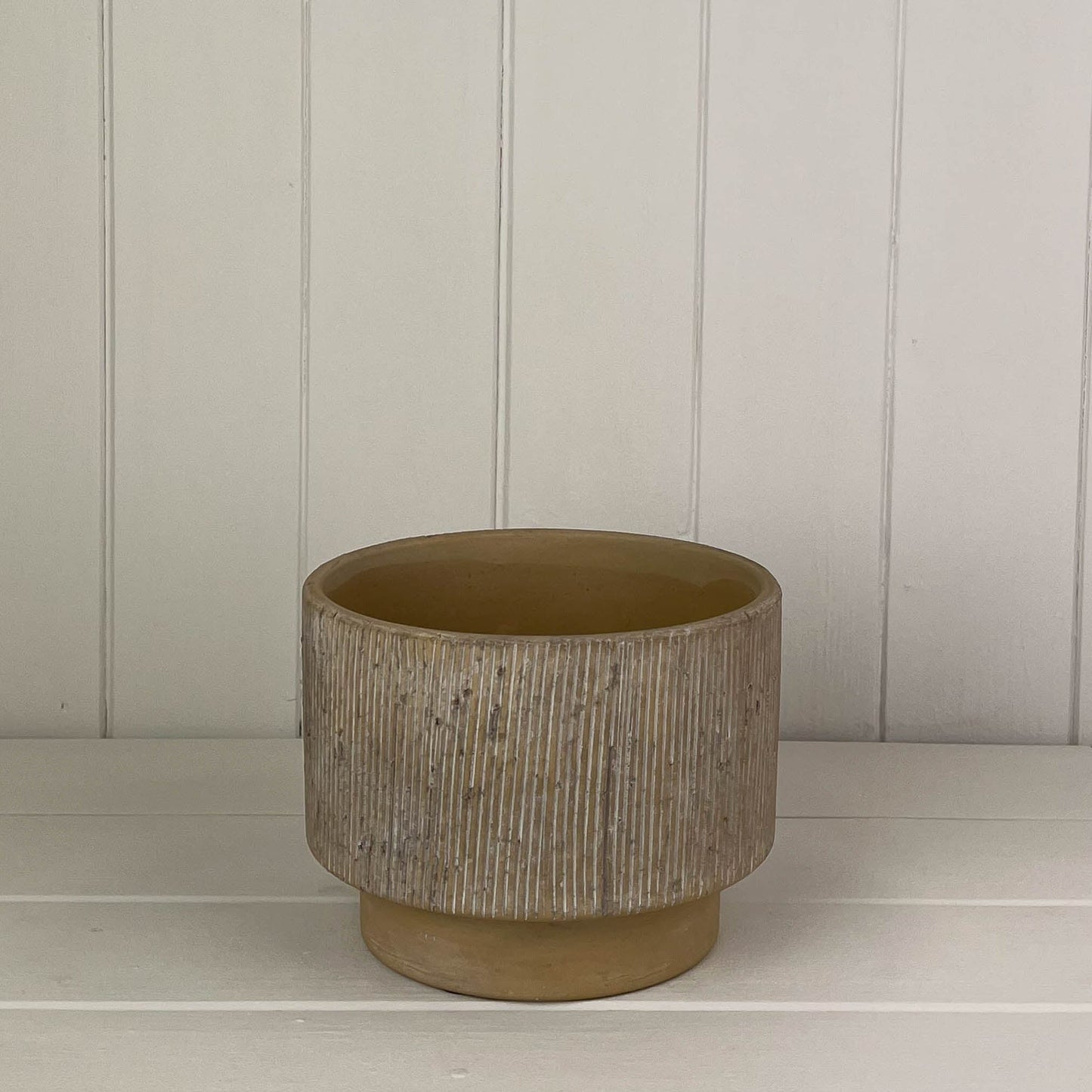 Pebble Stone Cylinder Pots