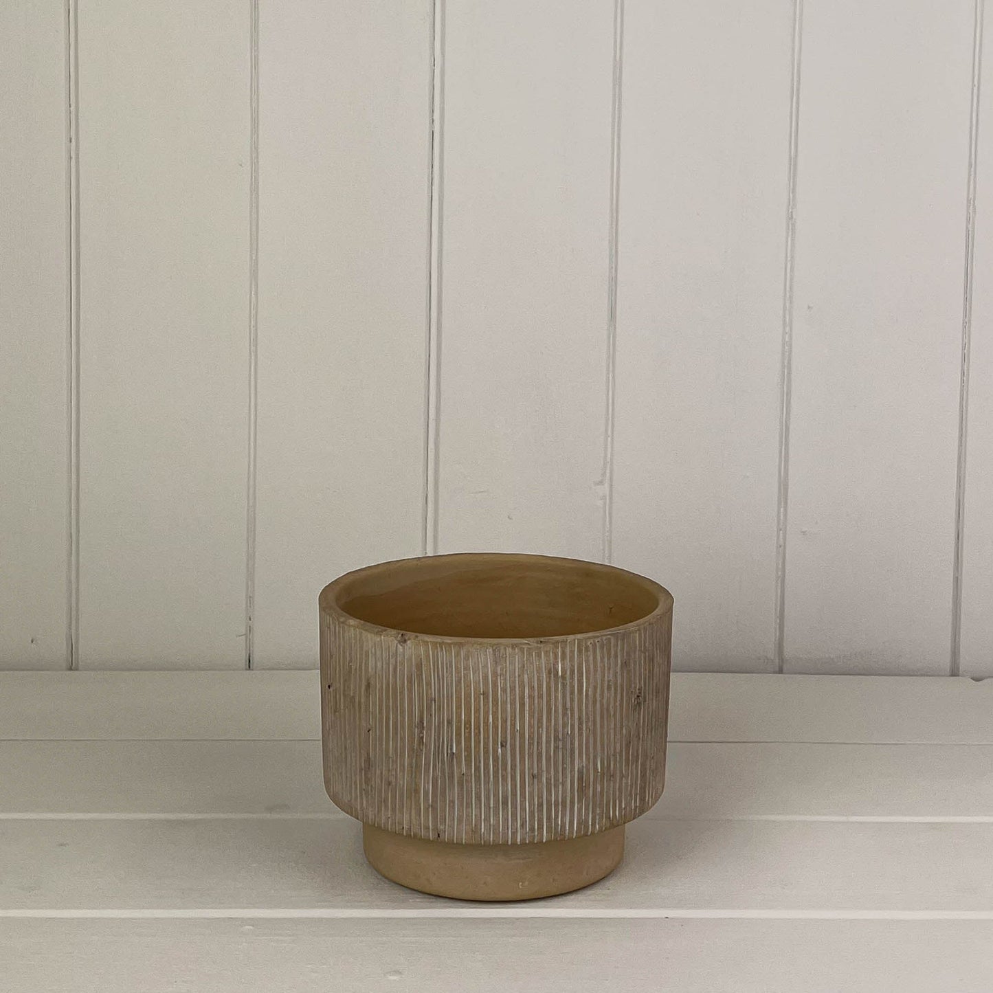 Pebble Stone Cylinder Pots