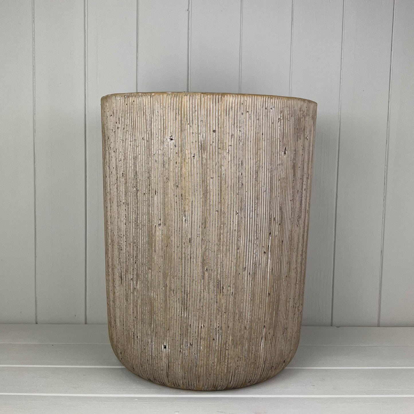 Pebble Stone Cylinder Pots