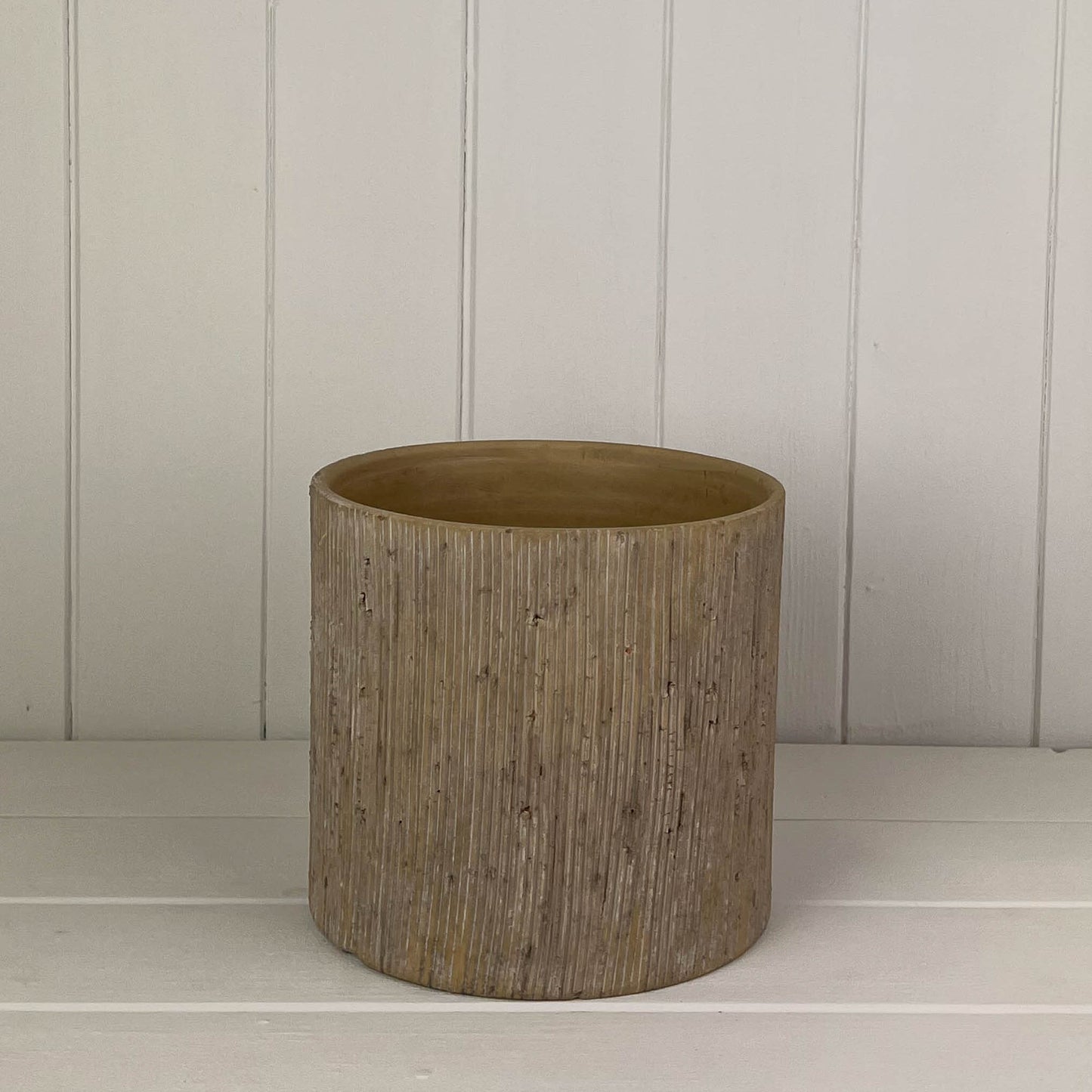 Pebble Stone Cylinder Pots