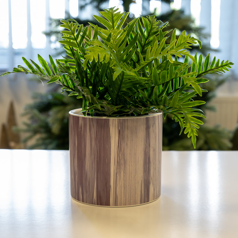 Grey Wood Grain Pots