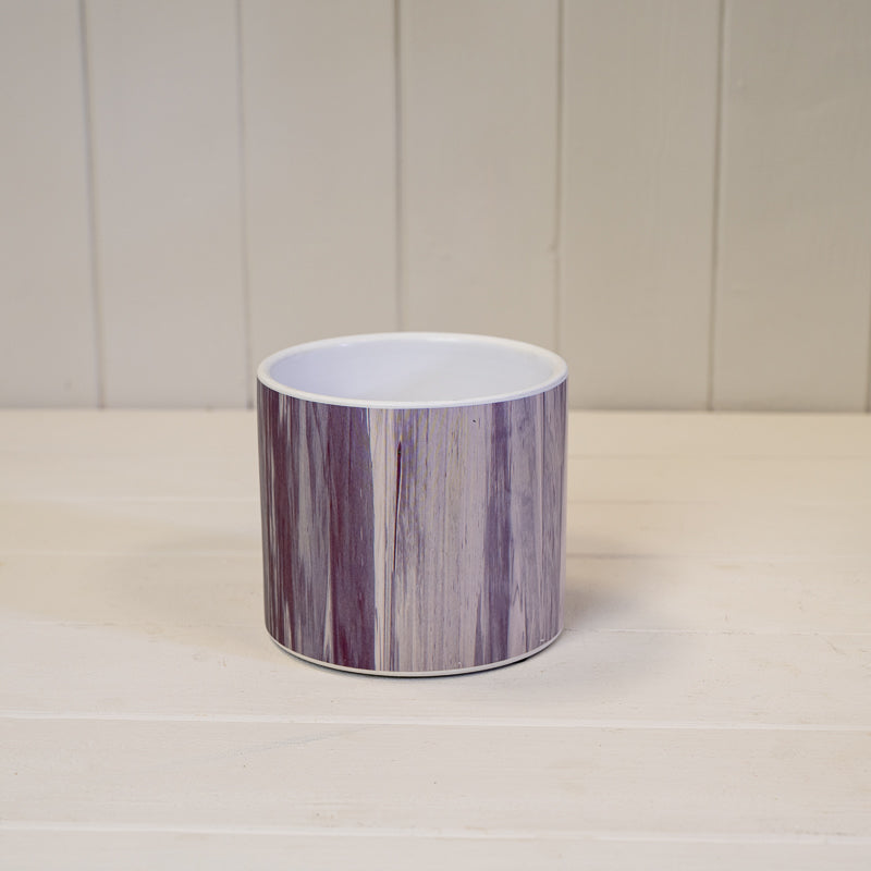 Grey Wood Grain Pots