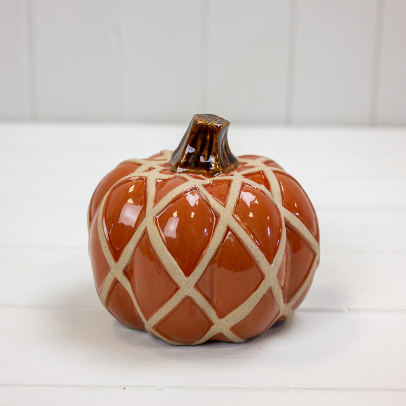 Orange Ceramic Pumpkins
