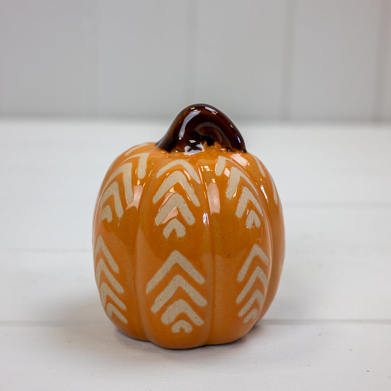 Orange Ceramic Pumpkins