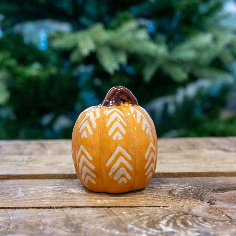 Orange Ceramic Pumpkins