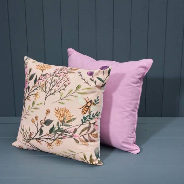 Handmade Cotton Pink Cushion