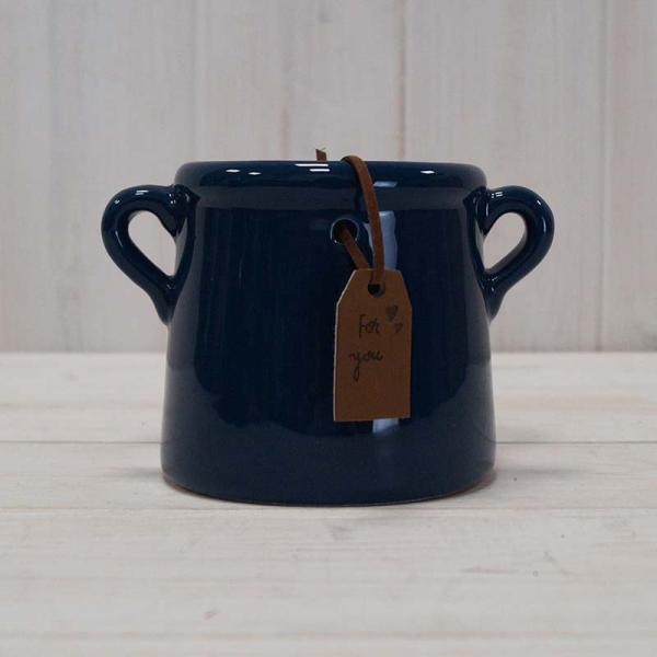 Blue "For You" Pot
