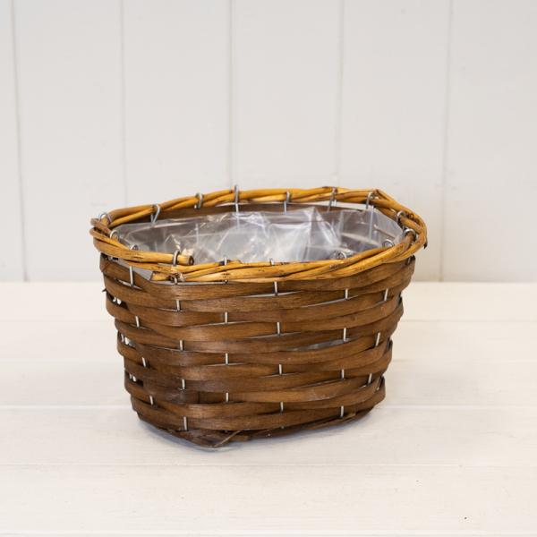 Oval Brown Trough