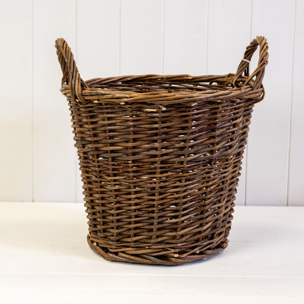 Round Basket With Ears