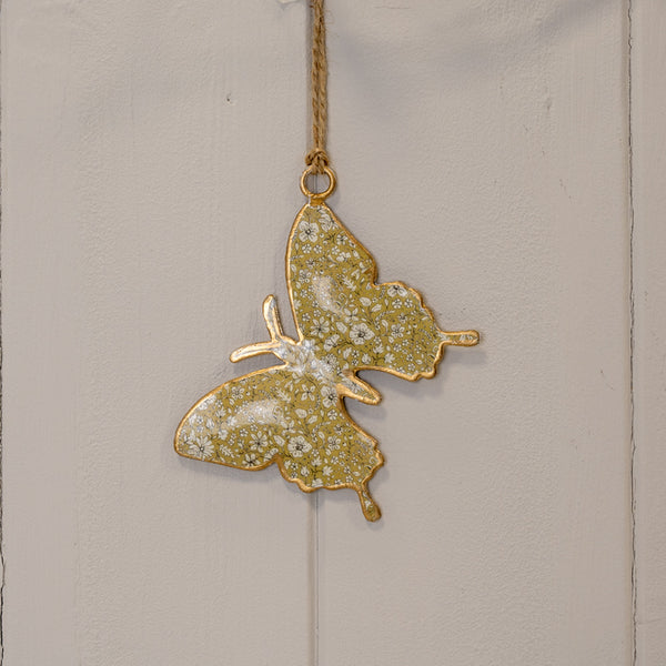 Light Green Hanging Butterfly