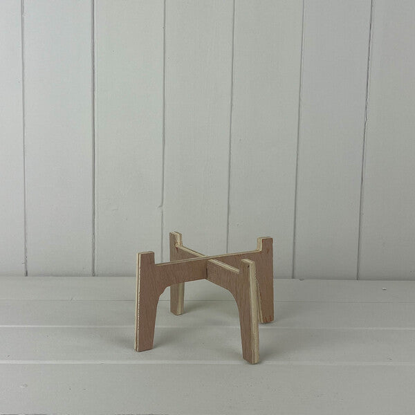 Medium Natural Slot-Together (Flat Pack) Plant Stand
