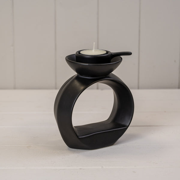 Black Ceramic Wax/Oil Burner