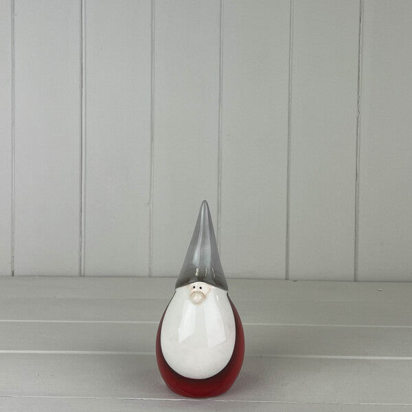 Red/Grey Ceramic Santa