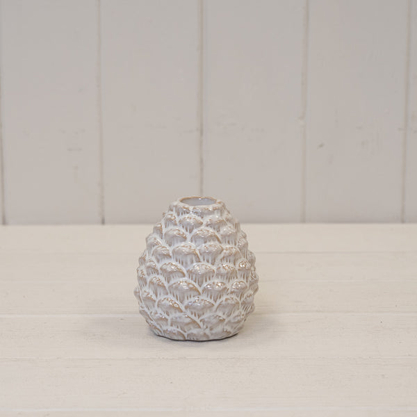 Ceramic Natural Pinecone Decoration