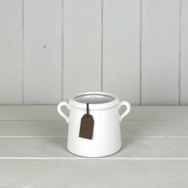 White "For You" Pot