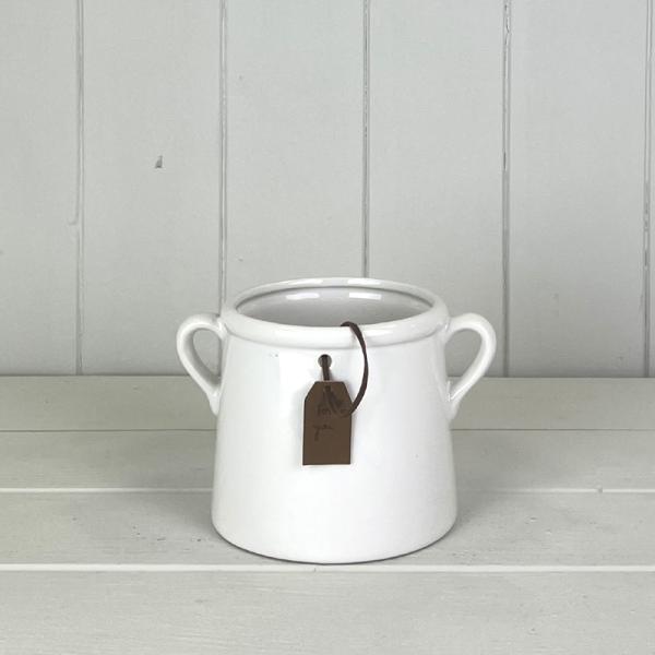 White "For You" Pot