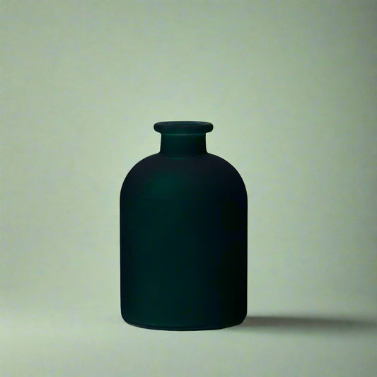 Matt Green Glass Bottle
