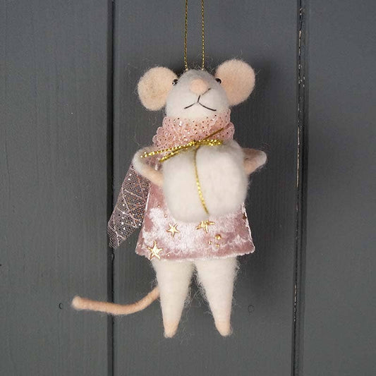 Felt Mouse With Present