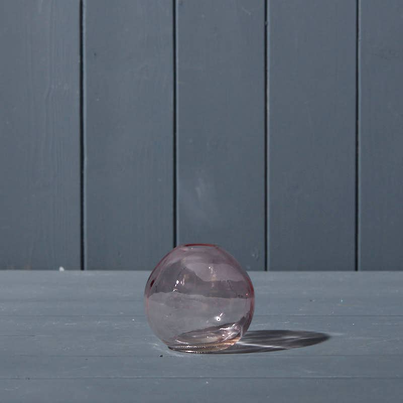 Lavender Globe Glass Vase