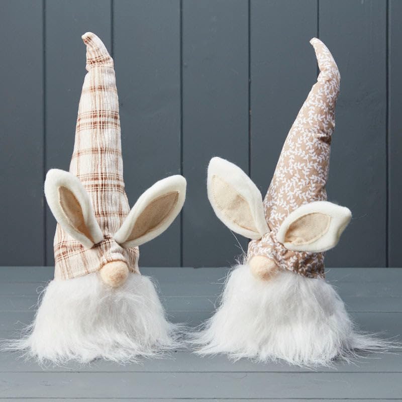 Mixed Fabric Gonks with Rabbit Ears