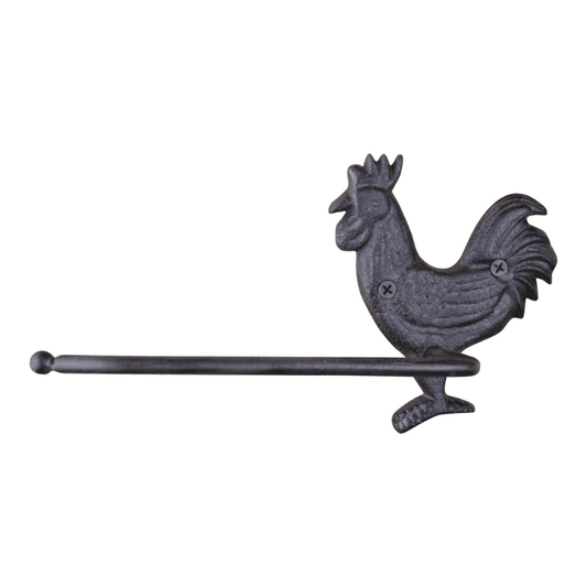 Cast Iron Rustic Chicken Toilet Roll Holder