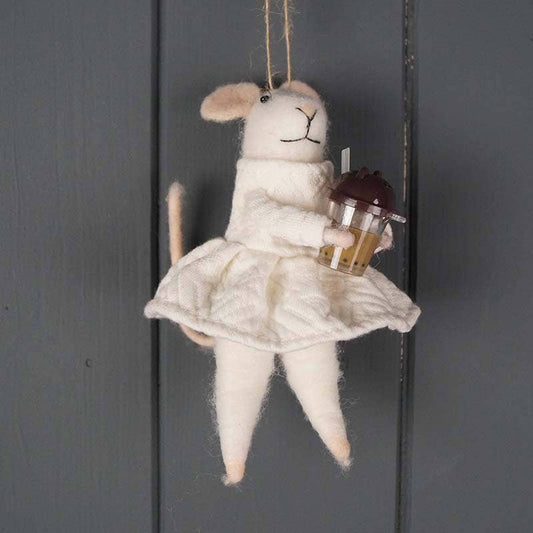 Hanging Felt Mouse