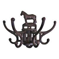 Cast Iron Horse Coat Hooks
