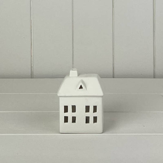 White Ceramic House With Led